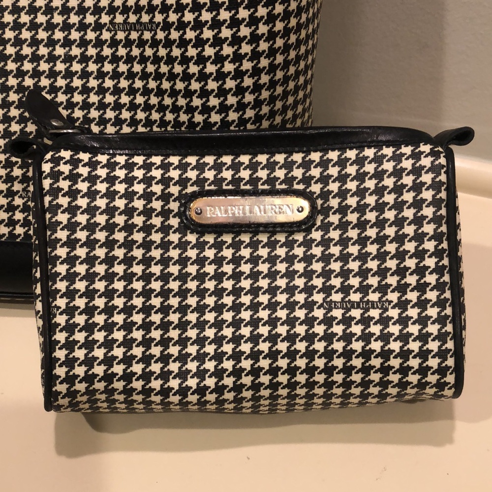Vintage Ralph Lauren Tote & Matching Cosmetic Bag - Picture 13 of 16